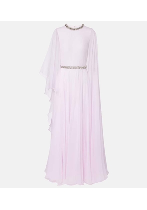 Givenchy Crystal-embellished silk chiffon gown