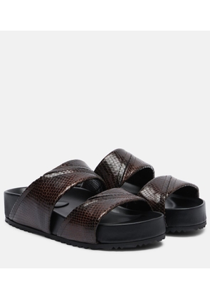 Dries Van Noten Leather platform sandals