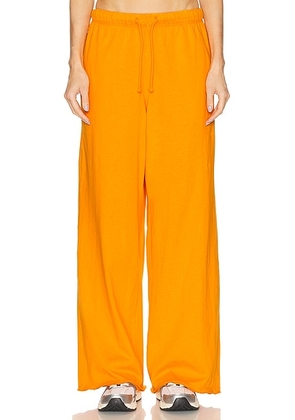 American Vintage Afoma Sweatpant in Agrume Vintage - Burnt Orange. Size L (also in XS, S, M).
