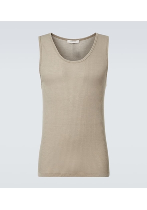Lemaire Ribbed-knit wool tank top