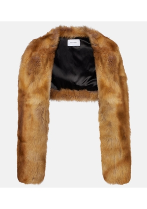 Ferragamo Cropped shearling jacket