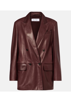 Max Mara Duse leather jacket