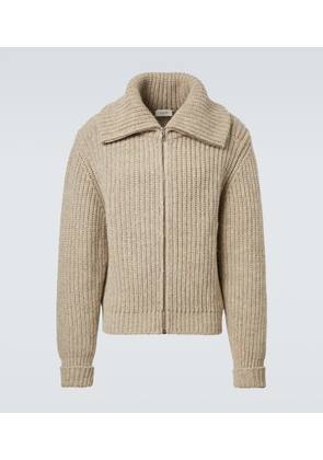 Lemaire Alpaca and yak zip-up cardigan