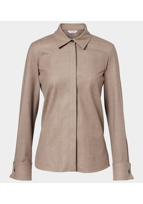 Max Mara Tebaide cashmere-blend shirt