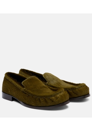 Dries Van Noten Calf hair loafers