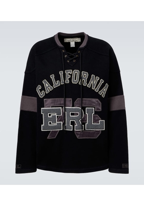 ERL Embroidered cotton jersey T-shirt