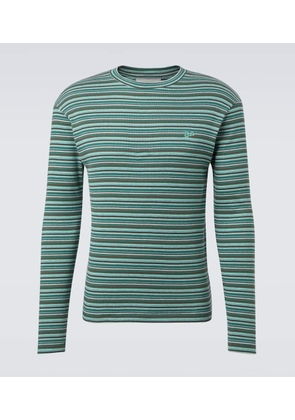 ERL Striped cotton jersey T-shirt