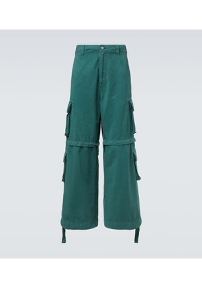 ERL High-rise cotton cargo pants