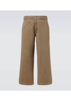 ERL High-rise wide-leg jeans