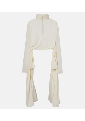 Alaia Semi-sheer blouse