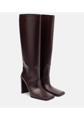Alaia Leather knee-high boots