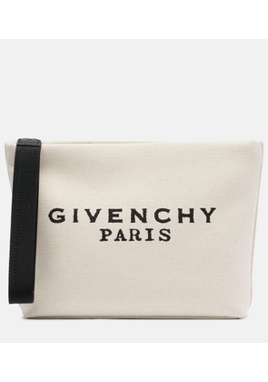 Givenchy Logo canvas pouch