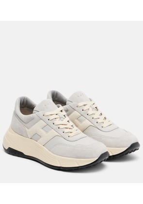 Hogan H669 suede and leather sneakers