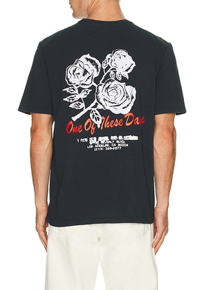 ONE OF THESE DAYS Sweet Jane Tee in Hard Washed Black - Black. Size L (also in S, M, XL/1X).