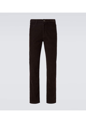 The Row Fred cotton corduroy slim pants