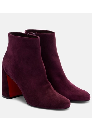 Christian Louboutin Jane 85 suede ankle boots
