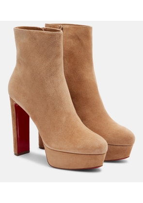 Christian Louboutin Loo 130 suede ankle boots