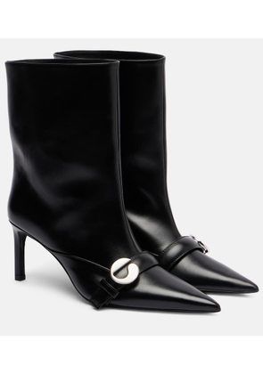 Coperni Logo leather ankle boots