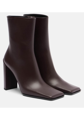 Alaia Leather ankle boots