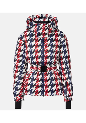 Perfect Moment Candice houndstooth down ski jacket