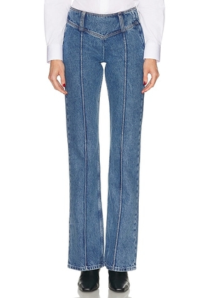 MOTHER The Pin Up Takeout Hell Jeans in Jerky - Blue. Size 23 (also in 24, 25, 26, 27, 28, 29, 30, 31, 32, 33, 34).