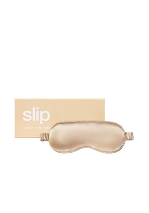 Slip Pure Silk Sleep Mask in Caramel - Neutral. Size all.