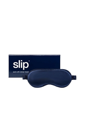 Slip Pure Silk Sleep Mask in Navy - Navy. Size all.