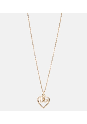 Dolce&Gabbana DG embellished pendant necklace
