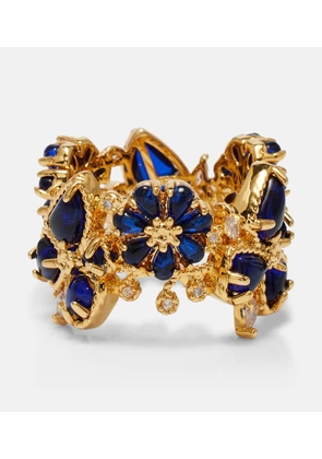 Zimmermann Bloom Band embellished gold-plated ring
