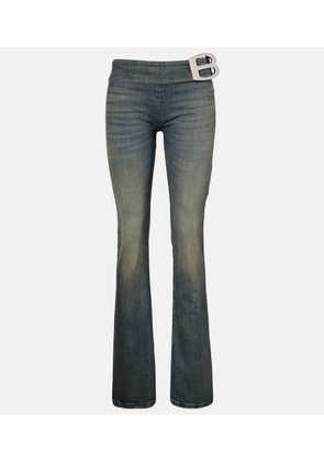 Balenciaga Low-rise bootcut jeans
