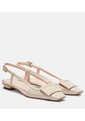Roger Vivier Belle Vivier 25 leather ballet flats