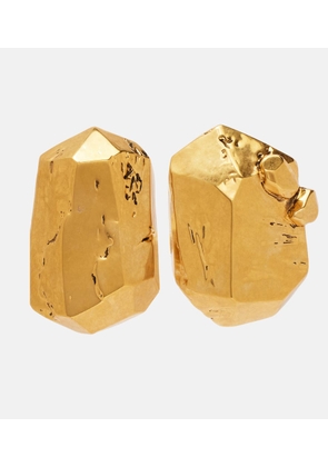 Saint Laurent Organic clip-on earrings