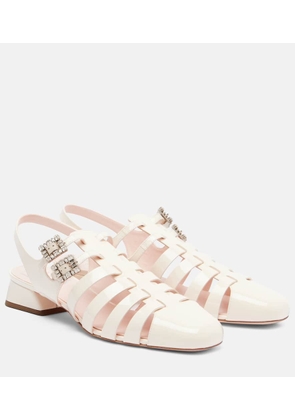 Roger Vivier Mini Tres Vivier 25 leather sandals