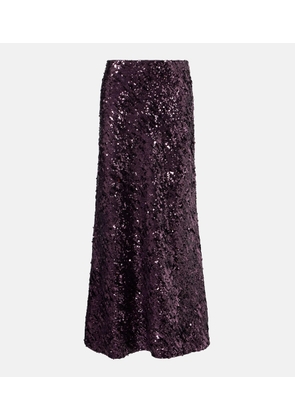 Rabanne Sequined maxi skirt