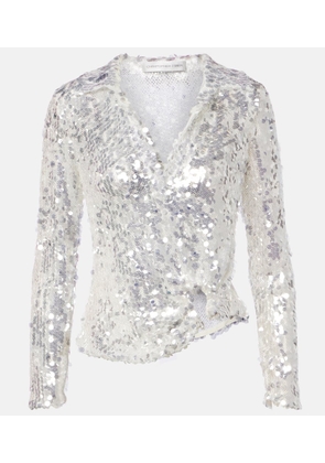 Christopher Esber Opaline sequined top