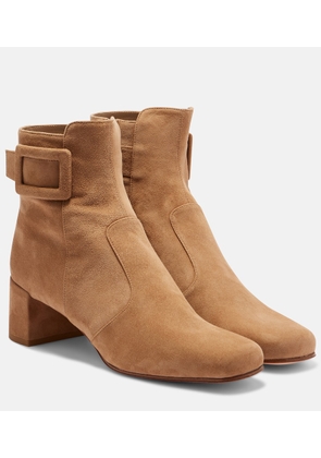 Roger Vivier Tres Vivier Polly 45 leather ankle boots