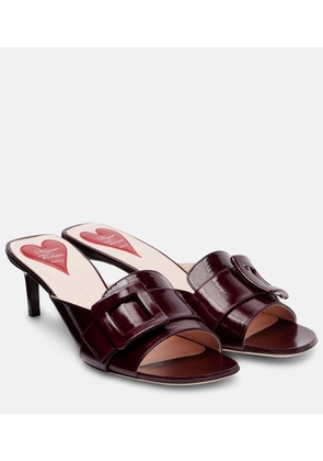 Roger Vivier Viv' Canard 55 leather mules
