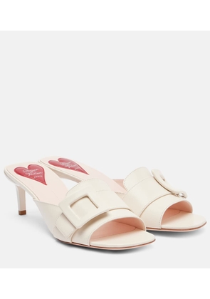 Roger Vivier Viv' Canard leather mules