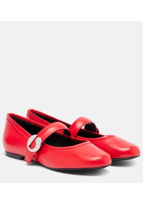 Coperni Belt leather Mary Jane flats