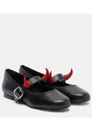 Coperni x DisneyÂ® leather Mary Jane flats