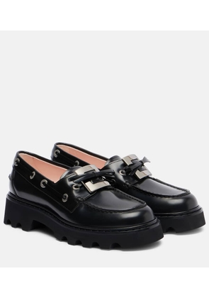 Roger Vivier Viv' Rangers Truck leather loafers