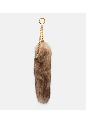 Chloe Treasure Tails shearling bag charm