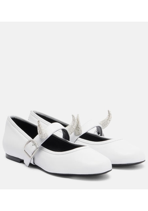 Coperni x DisneyÂ® leather Mary Jane flats
