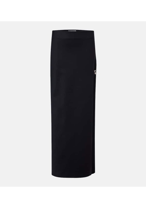 Coperni Garter cotton-blend jersey maxi skirt