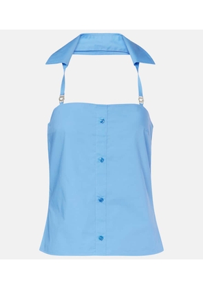 Coperni Halterneck cotton top