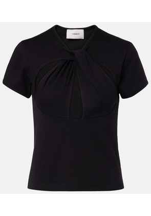 Coperni Cutout cotton T-shirt