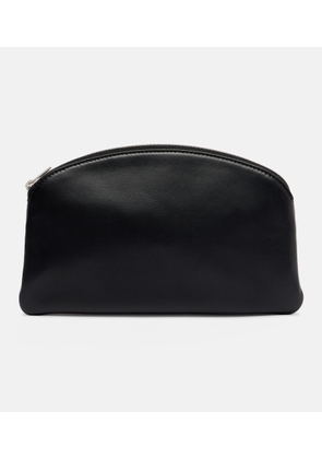 The Row Round leather coin purse