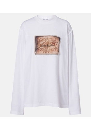 Acne Studios Printed cotton jersey top
