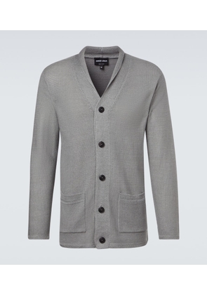 Giorgio Armani Linen-blend cardigan