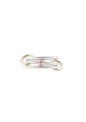 Spinelli Kilcollin Acacia SG Ring in Sterling Silver & 18K Yellow Gold - Metallic Silver. Size 5 (also in 6, 7, 8).